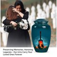 thumbnail image 3 of Cowboy Urn for Ashes Adult Male – 1 Large and 2 Small Urns for Human Ashes – Funeral Ashes Keepsake Set – Cremation Urns for Men and Women Memorial Display (10" 1 Pc, 3" 2 Pc), 3 of 8