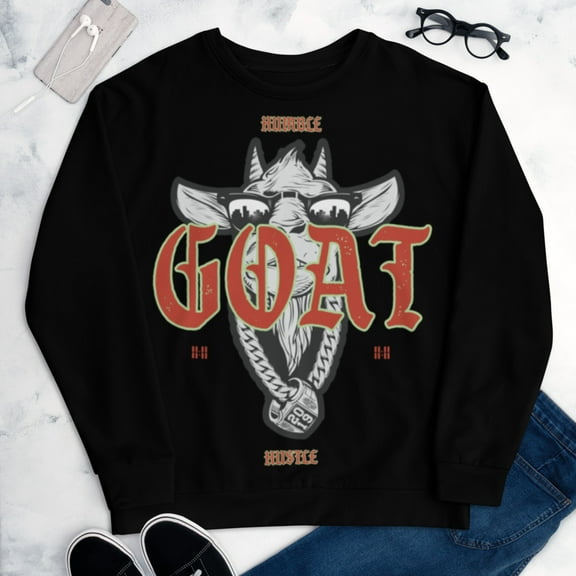 Humble Hustle Goat Unisex Sweatshirt (2XS)