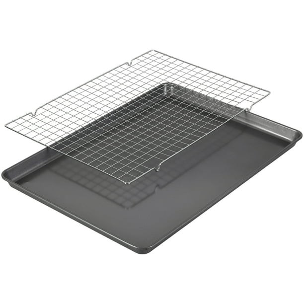 Wilton Bake It Better NonStick Mega Cookie Sheet and Chrome Cooling