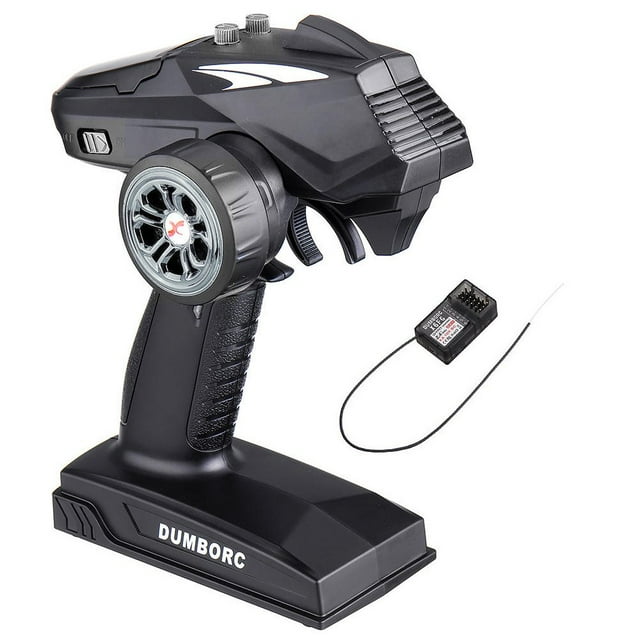 CNKOO 1 Ensemble RC DUMBORC-X6 6CH 2.4G Contrôleur RC avec Récepteur X6FG pour Modèle de Voiture RC Bateau Réservoir