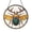 Acrylic 3.5 Inch, variant on Stag Beetle Stained Glass Style Suncatcher, Nature Insect Window Hanging for Entomology and Hobby Decor