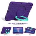thumbnail image 6 of Rugged Case for Samsung Galaxy Tab A11+ 2025 SM-X230/A9+ 11 Inch 2023 SM-X210, TPU PC Heavy Duty Protective Cover with 360 Rotating Stand Shoulder Strap for Samsung Tab A11+/A9+ Plus,Purple, 6 of 9