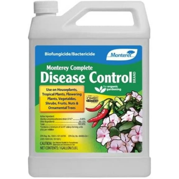Monterey Complete Disease Control For Organic Gardening, Concentrate, 1 Gallon
