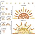 thumbnail image 4 of Bohemian Rainbow Wall Decals, Large Sun and Cloud Wall Art Decals, Peel and Stick Wall Decals for Baby, Nursery, Kids Room, 4 of 4