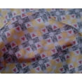 thumbnail image 4 of oneOone Silk Tabby Fabric Check & Triangle Ikat Print Sewing Fabric BTY 42 Inch Wide, 4 of 4