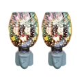 thumbnail image 1 of 2X Electric Plug in LED Aroma Diffuser Lamps Wax Melt Oil Burner Wax Warmer-UK Plug, 1 of 7