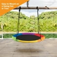 thumbnail image 4 of Pemberly Row 40'' Flying Tree Swing Indoor Outdoor Play Set Colorful Fabric, 4 of 10