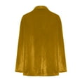 thumbnail image 6 of FAIWAD Womens Velvet Tunic Tops Long Sleeve V Neck Trendy Solid Color Lightweight Velour Tops, 6 of 6