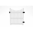 thumbnail image 3 of Classic 4 ft x 5 ft Vinyl Garden Arbor Fence Gate, White, 3 of 4