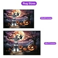 thumbnail image 5 of Spooky Halloween Night Witch Schnauzer Glowing Pumpkins Indoor Rug Miniature Schnauzer Dog Lover Carpet Living Bed Room Sofa Home Decor - 12015, 5 of 5