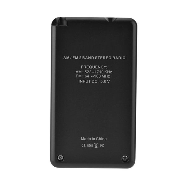 Mini Radio, DSP Chip Large Memory Capacity ABS Shell Digital Display Radios High Sensitivity for Home for Broadcasting Station