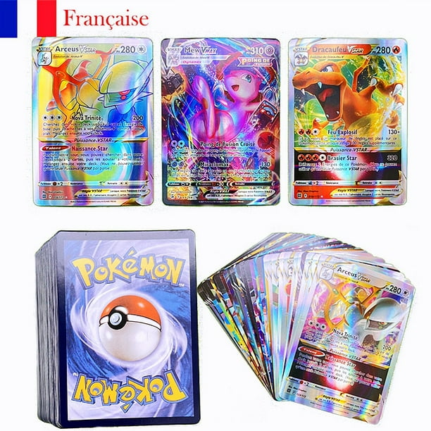Arceus-cartas de Pokémon, cartas holográficas de arcoíris, última Vstar Vmax V 200 Gx Tag Team Fivean unisex