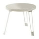 thumbnail image 3 of Xihbxyly Mesa Auxiliar Redonda Plegable de Gran Oferta: Mesa de Centro Pequeña de 30 X 35 Cm con Base Antideslizante, Diseño Compacto para Sala de Estar, Dormitorio y Balcón, Color Blanco, Caqui y Ma, 3 of 7