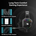 thumbnail image 4 of Auriculares para juegos IMYB A36 con micrófono para PC/PS/Xbox/Nintendo, 4 of 8