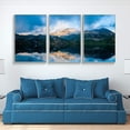 thumbnail image 2 of wall26 Framed Canvas Wall Art Nature Mountain Landscape Picture Prints for Home Decoration 24"x36"x3 Panels, 2 of 4