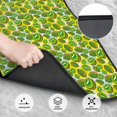 thumbnail image 5 of Uemuo Car Floor Mats - Watercolor Kiwi Fruits Summer Pattern Carpet Floor Mats for Cars, Auto Accessories Front & Rear Car Floor Foot Mat Sets of 4 Pieces, 5 of 6