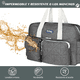 thumbnail image 2 of Pañalera Moderna Mochila Bebé Impermeable De Viaje Multiusos Xtellar gris, 2 of 3