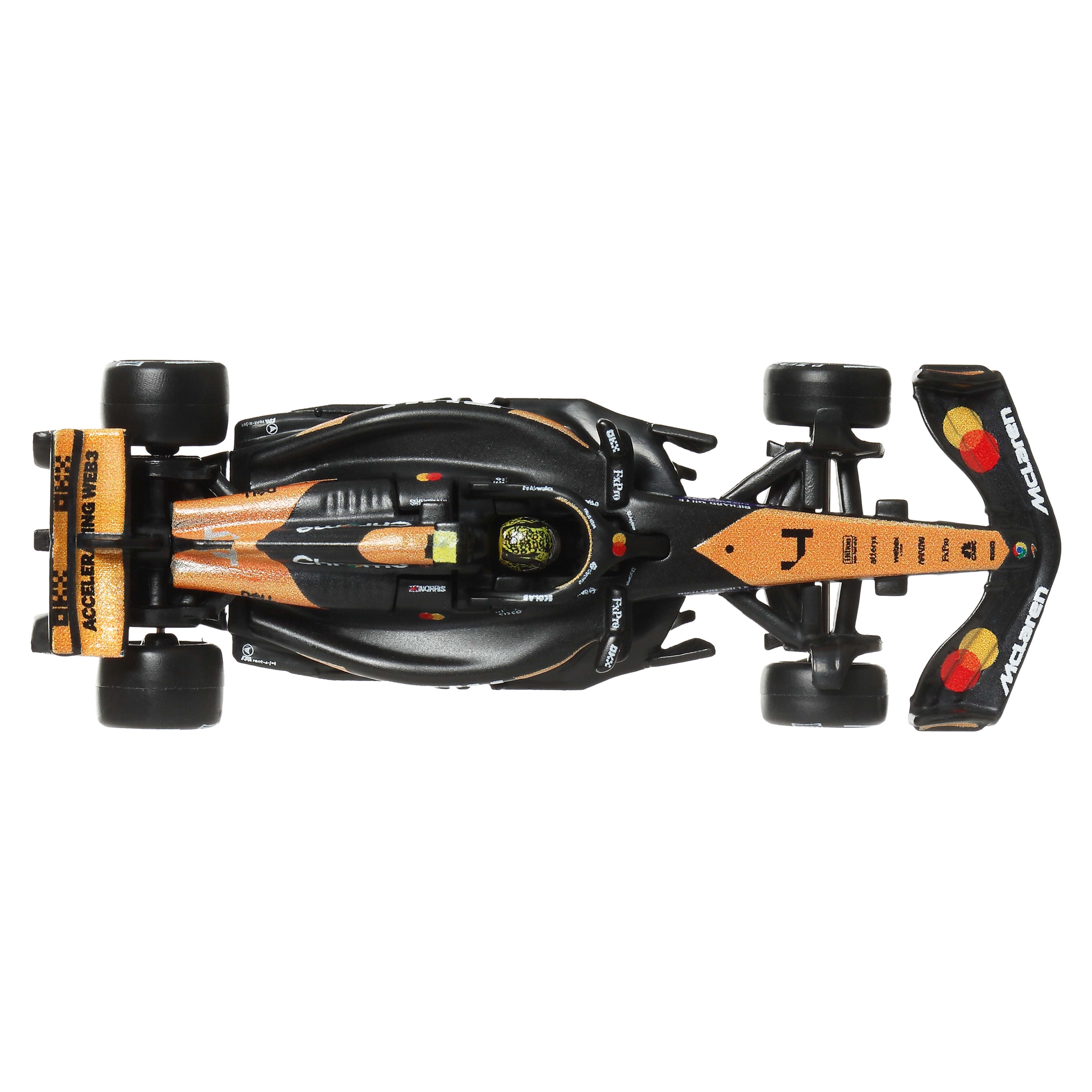 Hot Wheels 1:64 Scale Premium Die-Cast Formula 1 Collectible Toy Race Car (Styles May Vary