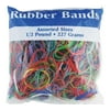 BAZIC Assorted Size and Color Rubber Bands - 227 grams