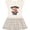Natural with Stripes, variant on Inktastic Campers Have Smore Fun Girls Toddler Dress