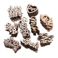 thumbnail image 3 of Rebanadas de madera para Decoración de mesa, letras de amor, boda Just Married Mr Mrs, fiesta de feliz cumpleaños, manualidades de álbum de recortes DIY, 15 piezas, 3 of 4