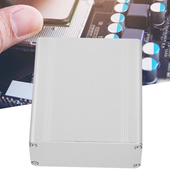 Circuit Board, 6063-T5 Electronic DIY, Sandblasted Oxide for Decoders Printed Circuit Board Wiring Aluminum Box Electronic Products Controllers