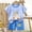 Multicolor5, variant on Eltusu Boys Cotton Outfit Sets, Short Sleeve Summer Graphic T-Shirts and Shorts Sets Multicolor Size 3-4 T