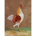 thumbnail image 2 of Herring, John Frederick 19x24 Gold Ornate Wood Framed with Double Matting Museum Art Print Titled - Fighting Cocks-a Pale-Breasted Fighting Cock, 2 of 4
