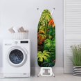 thumbnail image 3 of HELLHERO Leaves Ironing Board Cover, Soft Ironing Board Cover, Non Stick Scorch and Stain Resistant Standard Size 15x54 Inch with Elastic Edges, 3 of 5