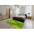 thumbnail image 4 of Ahgly Company Indoor Rectangle Patterned Dark Lime Green Area Rugs, 2' x 5', 4 of 6