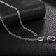 thumbnail image 5 of EeaseMX Collar de cadena de plata de ley para hombre de moda, 5 of 7