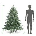 thumbnail image 2 of Costway 6ft Artificial Christmas Spruce Hinged Tree w/ 892 Mixed PE & PVC Tips, 2 of 10