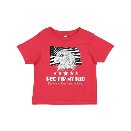 

Inktastic Deployed Dad Military Deployment Gift Toddler Boy or Toddler Girl T-Shirt