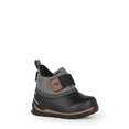 thumbnail image 1 of Acton Duckies Mid-Season Waterproof Kid's Boots, Grey and Brown - Hydrophobic Nylon, Reflective Inserts, 1 of 5