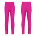 thumbnail image 6 of iiniim Kids Girls Swim Leggings UPF 50+ Sun Protection Rash Guard Swim Bottom Basic Tights Trousers Hot Pink 8, 6 of 7