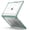 Midnight Green, variant on IBENZER Hexpact Case for 2025 2024 2023 2022 MacBook Air 13 Inch Case M4 A3240 M3 A3113 M2 A2681, Heavy Duty Case with Screen Lock for Mac Air 13.6 Touch ID, Lilac Purple, HPE-AT13-KK-LLPU