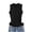 Black, variant on Women's Summer Casual Semi High Neck Tight Fitting Thread Sleeveless T-shirt With Camisole Top Gray M