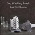 thumbnail image 3 of Cup Scrubber Glass Cleaner Lazy Bottles Brush Sink Kitchen Accessories 2 in 1 Drink Mug Wine Suction Cup Cleaning Brush Gadgets (white), 3 of 7