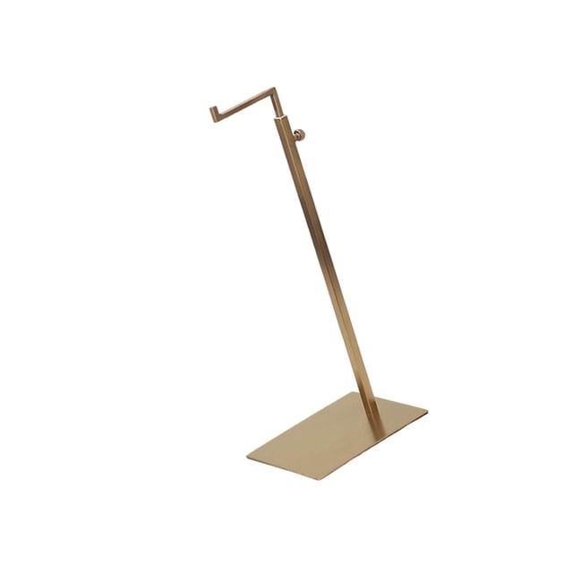 facefd Handbag Display Rack Shoulder Bags Hook clothing stores Purse Stand Multi Purpose for Countertop Gold Drawing