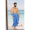 thumbnail image 2 of HAPPY BAY Men's Standard Surfing Sarong Full Beach Wrap One Size Dodger, Leaves Summer Vacation Party, 2 of 5