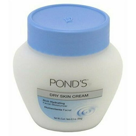 Ponds Dry Skin Cream 6.5 Ounce Jar 192ml, 6 Pack