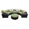 thumbnail image 1 of TK Classics Barbados Wicker 6 Piece Patio Conversation Set with Round Coffee Table and 2 Sets of Cushion Covers, 1 of 2