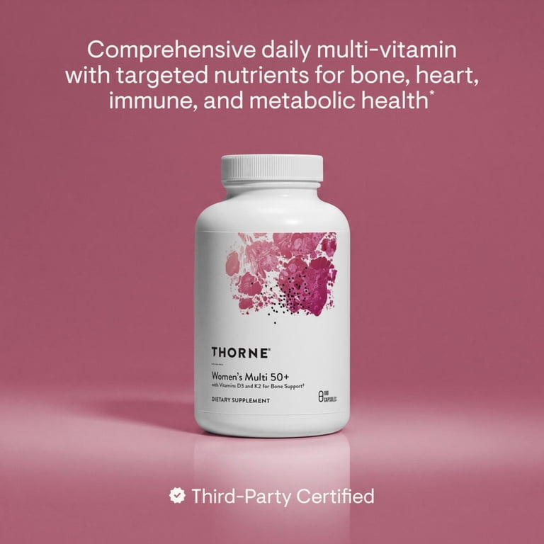 Thorne Women's Multi 50+, 180 Capsules photo 2