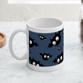 thumbnail image 4 of CafePress - Cute Bat Pattern Mugs - 11 oz Ceramic Mug - Novelty Coffee Tea Cup, 4 of 6