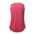 thumbnail image 7 of Crop Tank Tops for Women Fashion Solid Summer Tank Tops for Women Adjustable Soft Square Neck Sleeveless Shirts Womens Camisole Button Casual Henley Tops Shirts, 7 of 7