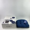 thumbnail image 3 of LGMCF Chair cushionsChair Cushions for Dining Chairs, Seat Cushions for Kitchen Chairs, Indoor Seat Cushions with Ties, Tufted Foam Chair Pads, Non Slip Chair Cushions, 15.5" x 15.5" x 4", Navy Blue, 3 of 10