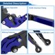 thumbnail image 4 of Palancas de freno y embrague cortas y largas para Yamaha WR125X 2009-2015, palanca de freno ajustable de motocicleta, aleación de aluminio, mango azul con extremo negro, 4 of 6