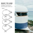 4 Pcs Wire Lock Pin Trailer Latch Pin Portable Locking Coupler Pin