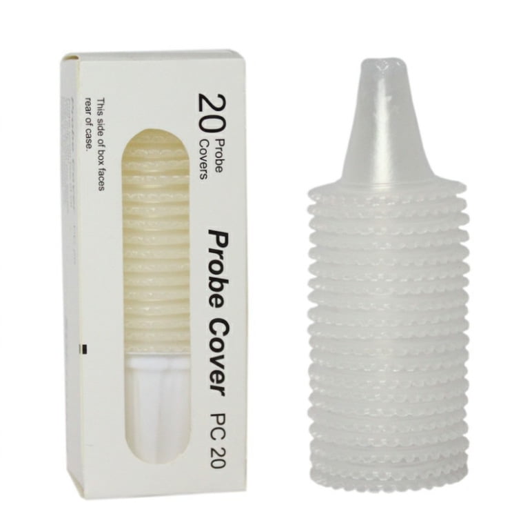 Caps for Braun Thermoscan Covers | 20 Refills Compatible with All Braun Thermoscan Models | Disposable Ear Thermometer