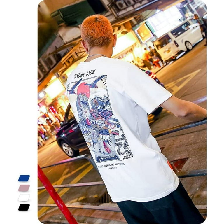 Streetwear Tops Street Fighter T-shirts Hip Hop Funny Print Tshirt